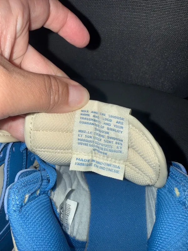 Nike Women's Size 8 Dunk High NN Khaki/Star Blue - Image 6