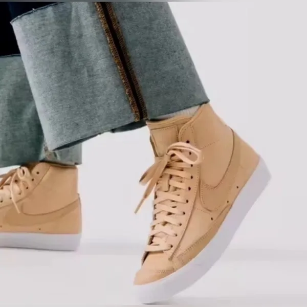 Nike Women's Blazer Mid Premium Sneakers ‘Vachetta Tan' DQ7572-200 Size 9 - Image 2