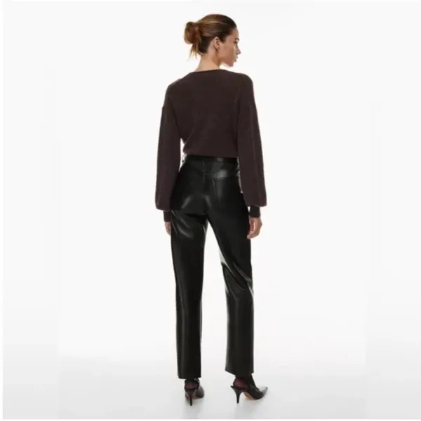 Aritzia Melina Leather Pants - Image 3