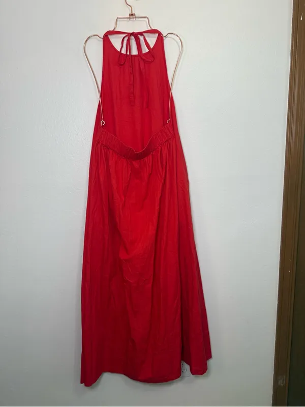 Free People Halter Beachside Tide Maxi Dress - Image 3