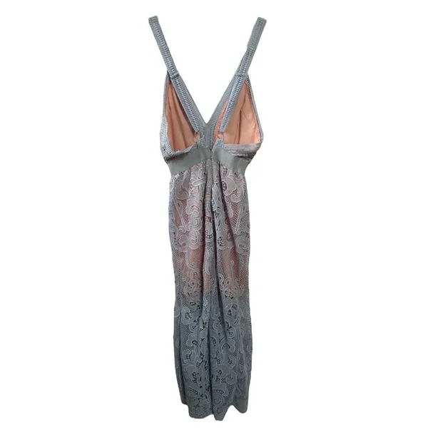 Alice McCall Wanderlust Blue Lace Midi Dress Size 0 Wedding Guest Garden Party - Image 5