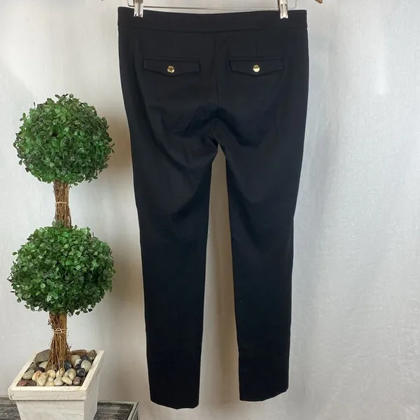 Juicy Couture Black Straight Leg Ankle Length Trouser Pants 4 - Image 4