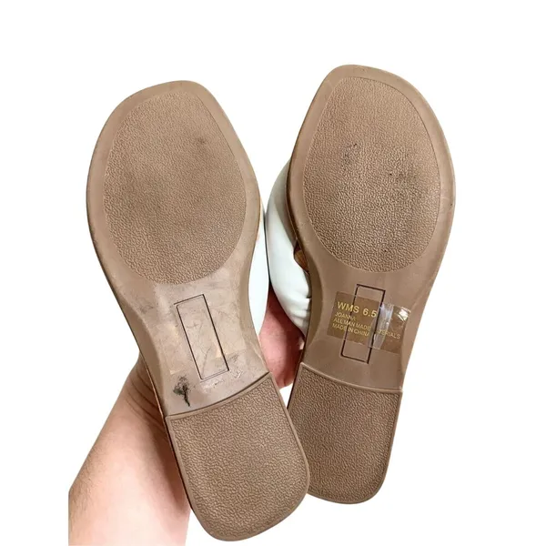 DV Dolce Vita Joanna Light‎ Blue Puffy Knot Flat Slide Sandals Womens 6.5 - Image 7
