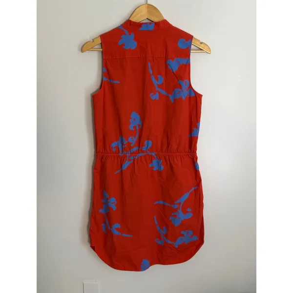 Tory Burch Golden Port Sleeveless vneck dress size 8‎ - Image 3