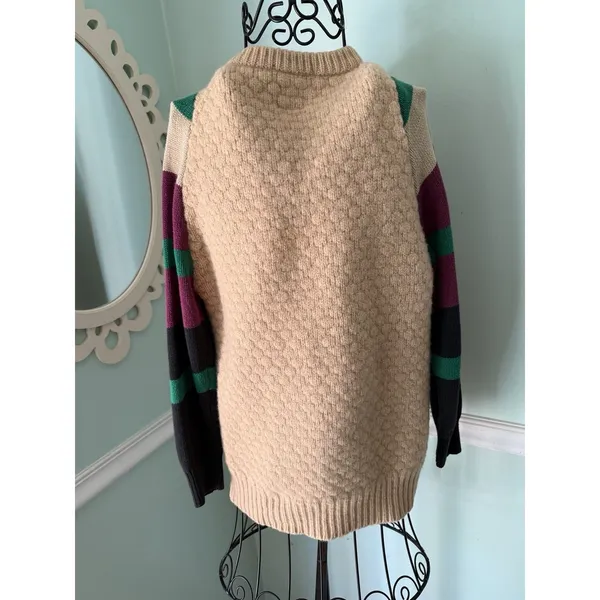 Urban Renewal Small Sweater Color Block Grungey‎ Y2K Fisherman - Image 3