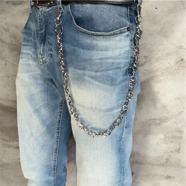 Skull Head Pants Chain for Men Women,Jeans Chain,Keys Chain,Biker Wallet Chain,Streetwear Punk Hip Hop Unisex Style - Image 7