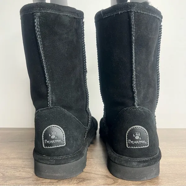BearPaw Ellie Short Women's Black Boot Size 6 #985 - Image 4