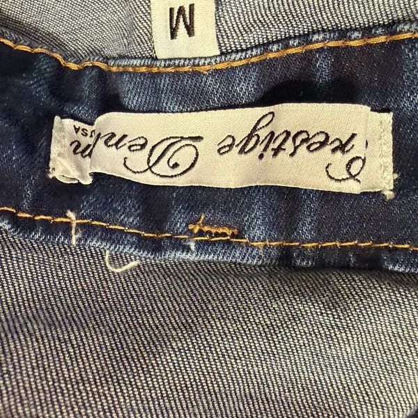 Denim Blue Distressed Short Overalls - Women - Image 6