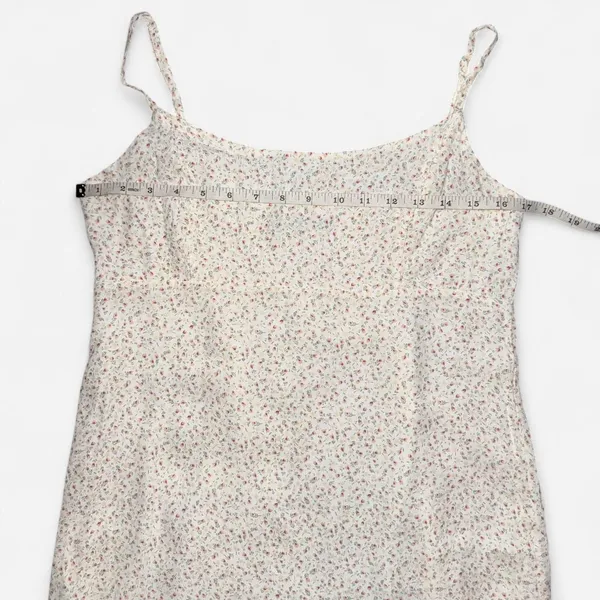 Brandy Melville Cream Floral Mini Dress - Image 4