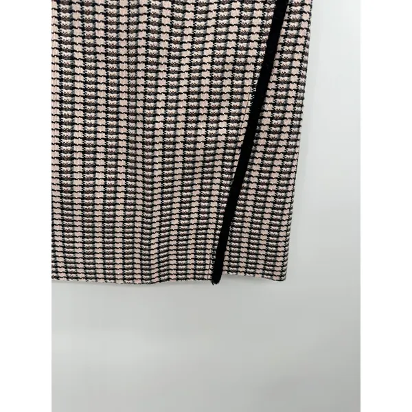 J. Crew‎ Factory Plaid Pink Tweed Mini Skirt Womens Size 0 E1665 Academia Preppy - Image 3