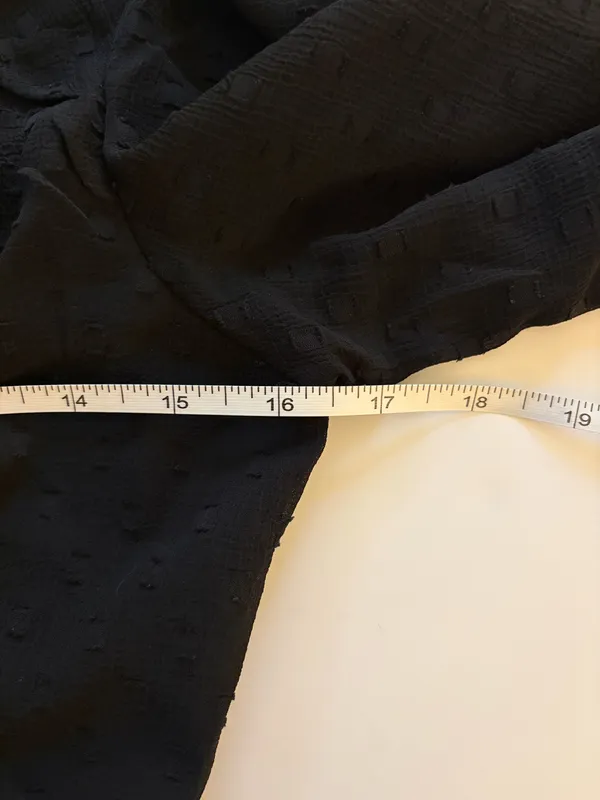 NWT! Anthropologie Black V-Neck Peplum Blouse - Image 7