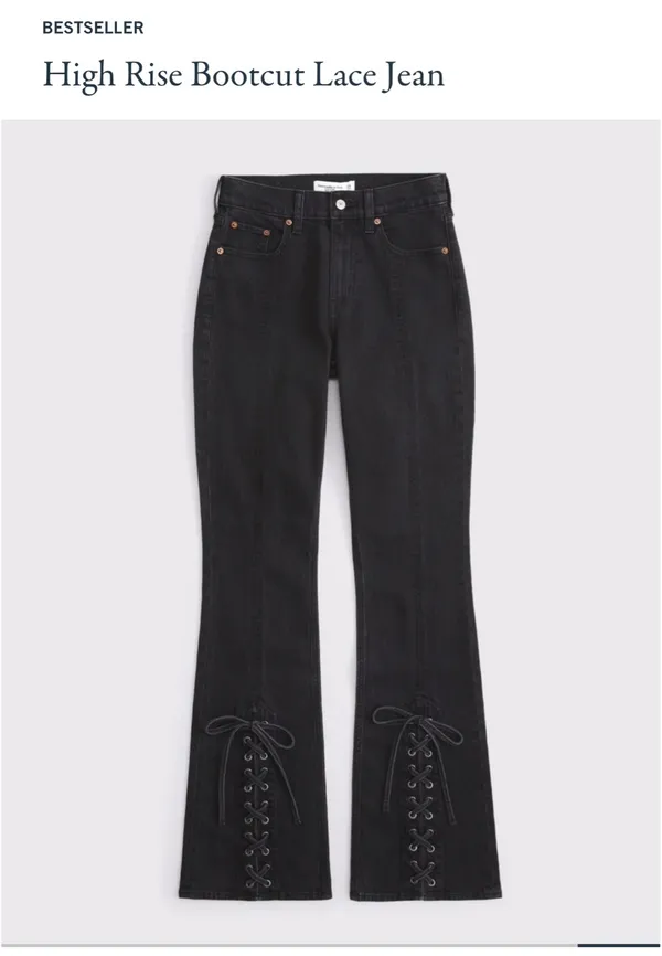 High rise bootcut lace Jean - Image 7