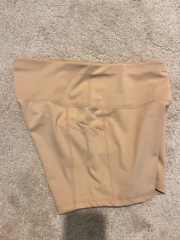 Tan Biker Shorts Size M - Image 4
