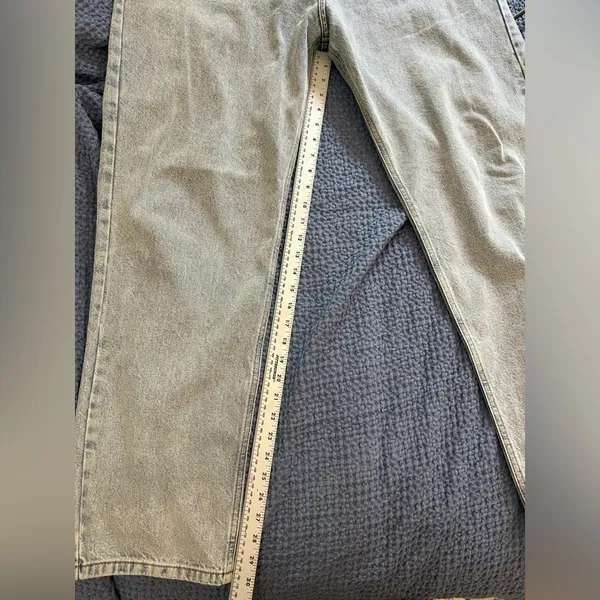 ASOS Collusion x005‎ Straight Leg Light Mineral Blue Wash Mom Jeans - Image 12