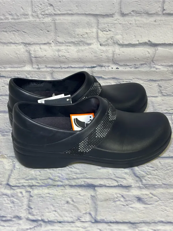 Crocs Women's Work Neria Pro II Clog Black Embellished Slip Resident Size 10 - Image 10