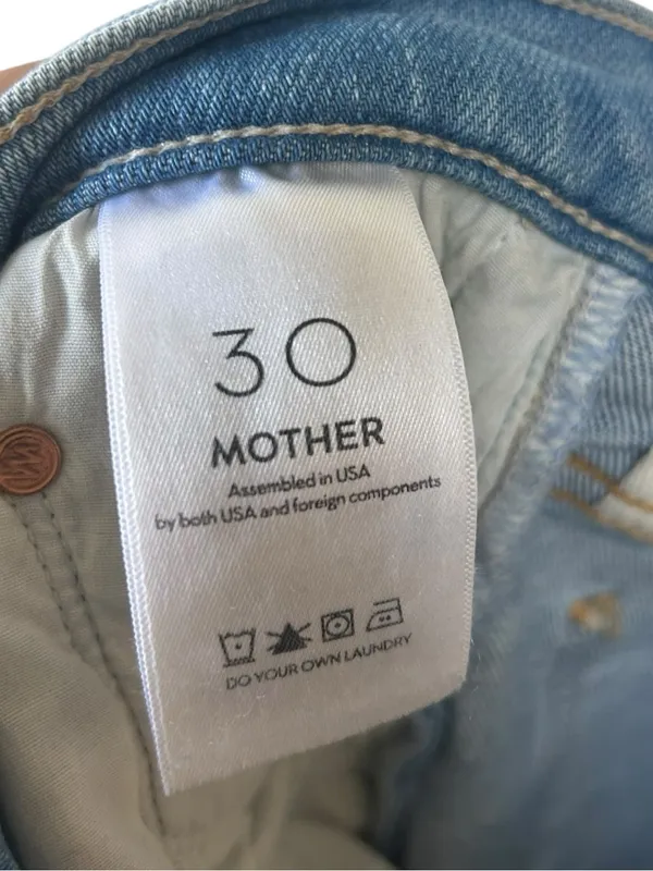 MOTHER The Insider Crop Jeans in Limited Edition Size 30 Gently Used - Image 6