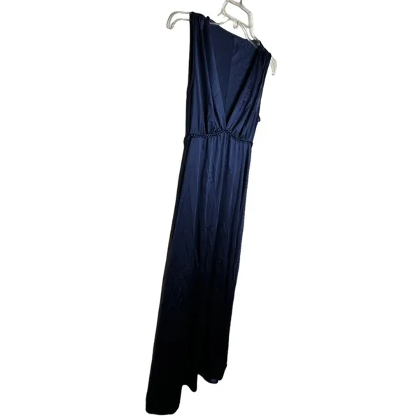 Vintage Vanity Fair Navy Long Nightgown‎ - Image 3