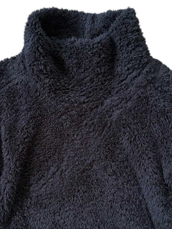 Lululemon Warmth Restore Sherpa Funnel Neck Pullover Black Size - Image 12