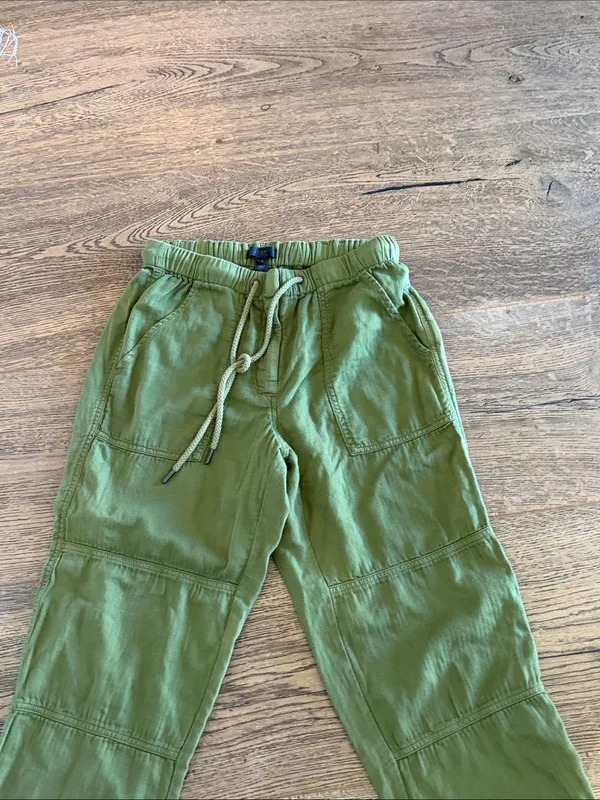 J. Crew Olive Green Cropped Cargo Pants NWT 4 - Image 3