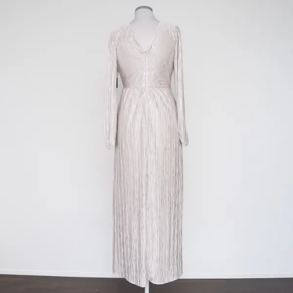 GUESS - Metallic Long-Sleeve Wrap‎ Maxi Dress - Image 3