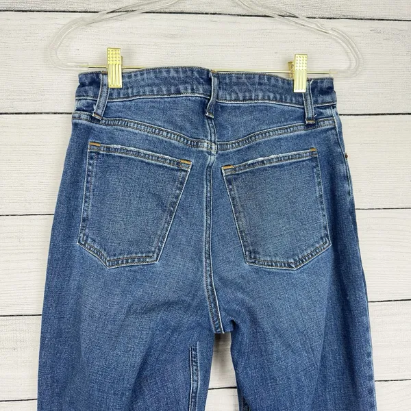 Abercrombie & Fitch The Mom High Rise Curve‎ Love Jeans Size 26 / 2 Distressed - Image 5