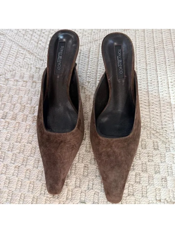 Tony Bianco Juniper Heel in Brown Espresso Suede - Image 3