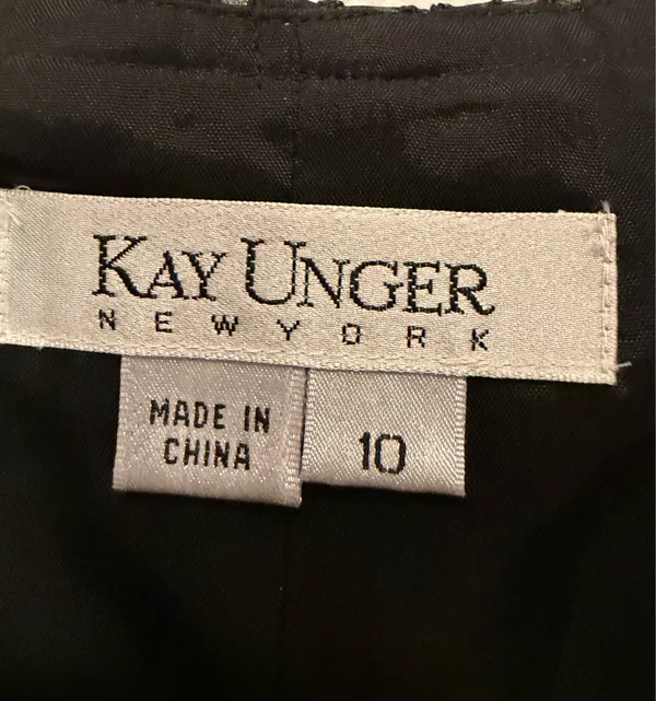 Vintage Kay Unger silk-lined skirts size 10 - Image 2