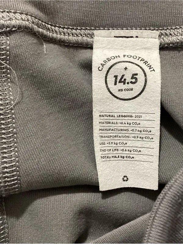 Allbirds Carbon Footprint 14.5 Natural Leggings Size Small - Image 7