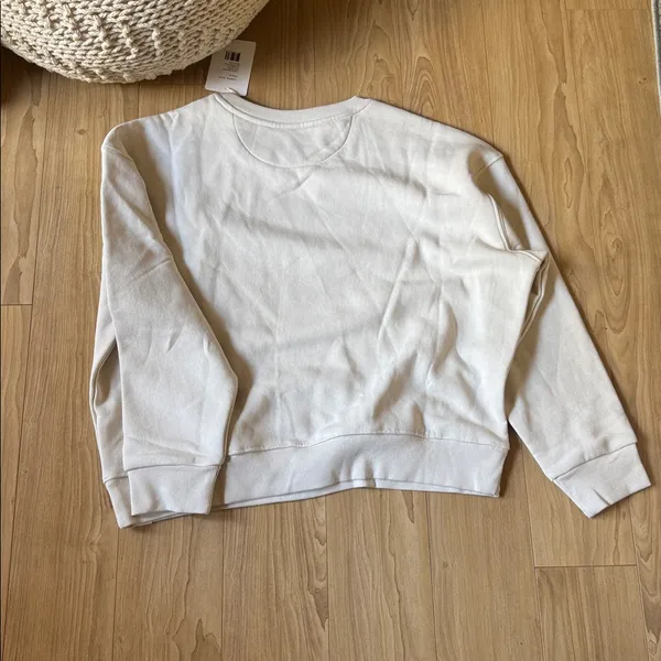 TKEES Fleece Crewneck in Bone - Image 3