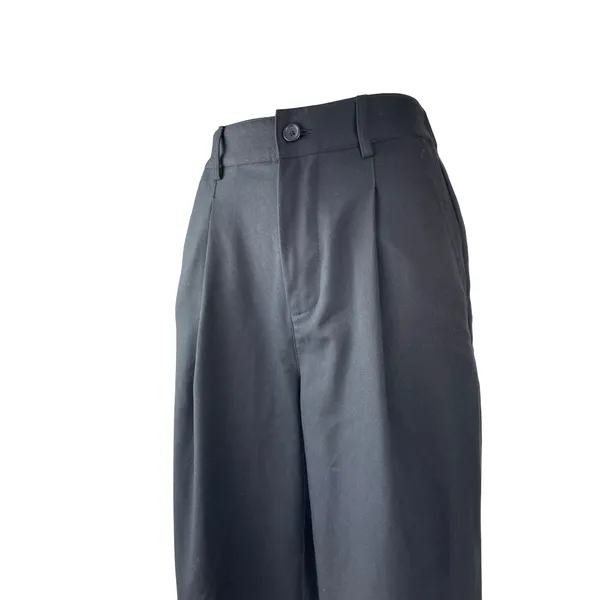 Urban Outfitters Women's Black Pleated High Rise Wide Leg Trousers Pants Size S - Image 2