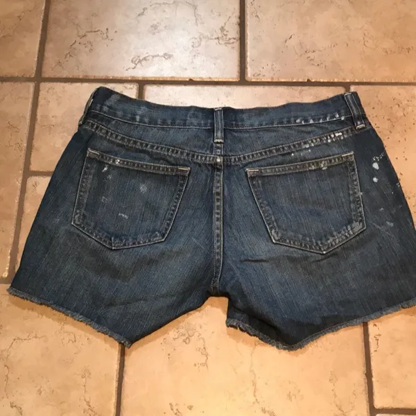 (5/$25) Old Navy 4” paint splatter denim shorts - Image 3