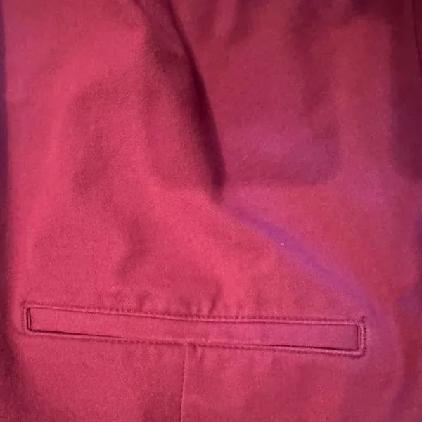 Old Navy Burgundy Dress Pants Women’s Size 12 Straight Leg Career Work Slacks - Image 6