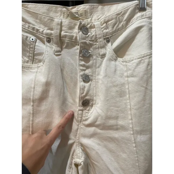 Madewell Baggy Straight Jeans High Rise Vintage Canvas Womens Size 27 - Image 10