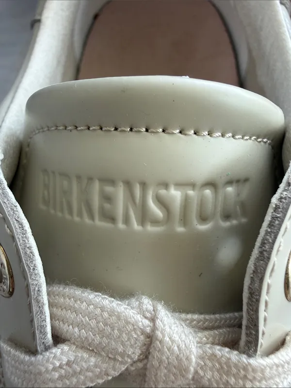 Birkenstock Unisex Bend Low Leather Sneaker in Oyster - US L7 M5 / EUR 38 Narrow - Image 9