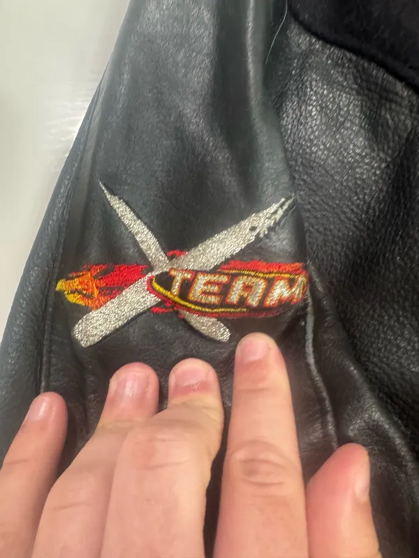 Vintage Ski-Doo Leather & Wool Varsity Jacket (Made in Canada) – Snow Gear - Image 4