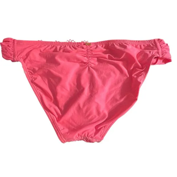 New. PQ tulip pink lace bikini bottom. Large. Retails $92 - Image 9