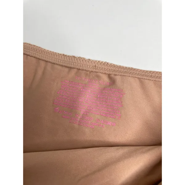 NEW Victorias Secret Bikini Bottoms Tan Crochet Size XL - Image 5
