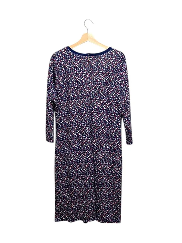 Lauren Ralph Lauren Midi Dress Blue Size 2X Preppy Party Career Vacation Plus - Image 12