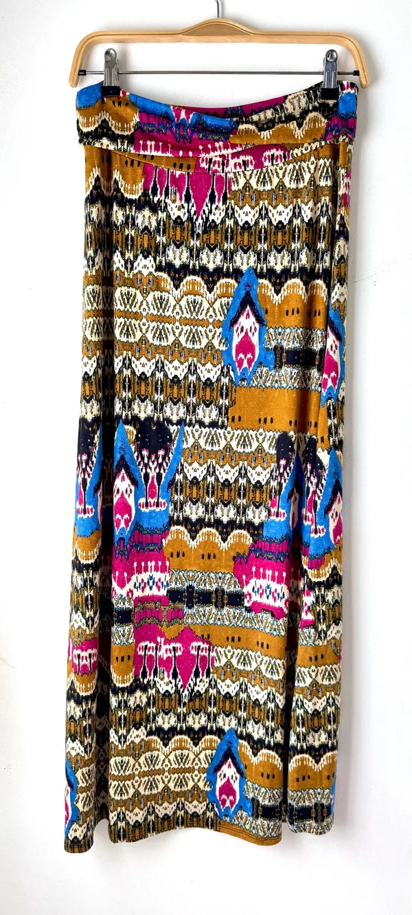 Print Maxi Skirt, Large Multiple - Image 2