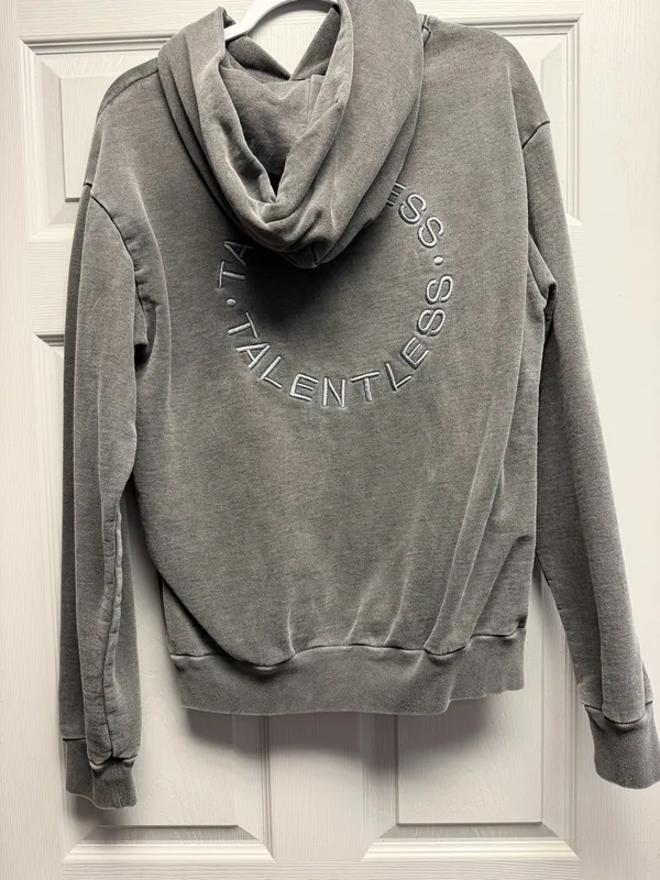 Talentless Sweatshirt Hoodie Circle Logo - Image 2