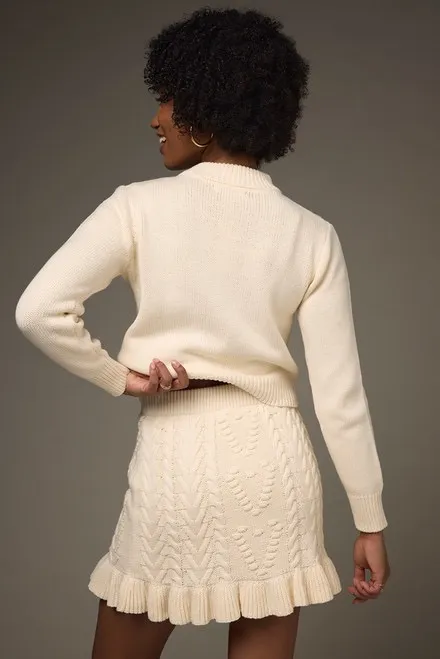 Francesca's Matching Knit Sweater And Skirt Set - Image 2