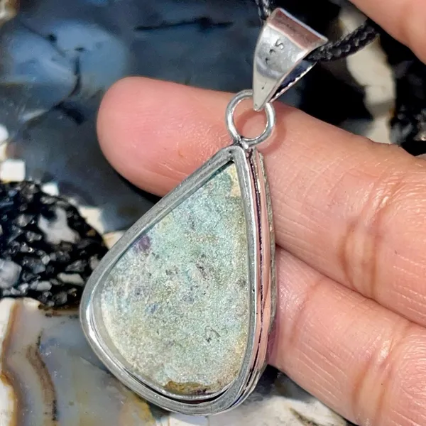 Ruby Fuchsite Crystal Pendant 2” Green - Image 14