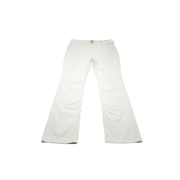 Wrangler High Rise Bold Boot Corduroy Bootcut Jeans White Cream Size 18 34 x 34 - Image 2