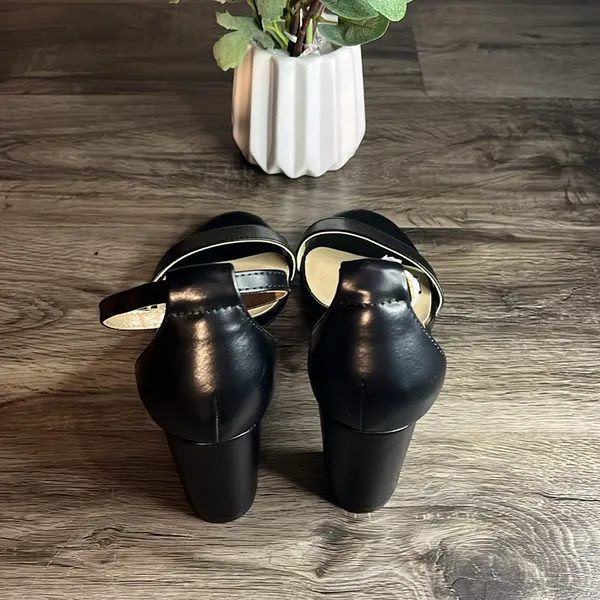 Dream Paris Black Ankle Strap Heels - Image 6