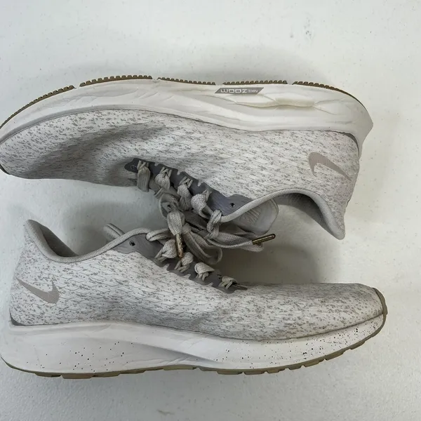 Nike Size 7.5 Air Zoom Pegasus 35 Premium Running Shoes Vast Grey AH8392-002 - Image 3