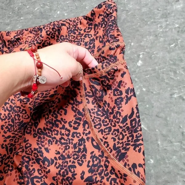 Bebe‎ Leopard Print Biker Shorts - Image 2