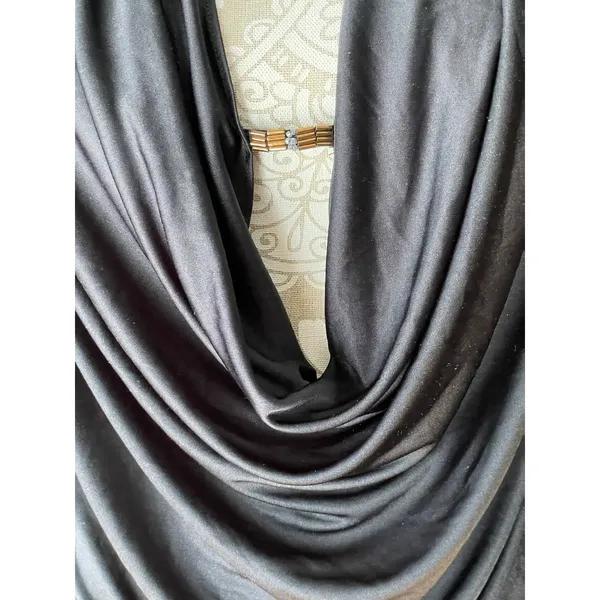 Indie Sleaze Fairy Grunge Y2K Slinky Satin Halter Cowl Tunic Top VS Very Sexy M - Image 16