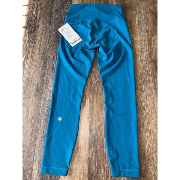 Lululemon Wunder Train High Rise 25” Hawaiian Blue Size 6 NWT - Image 3