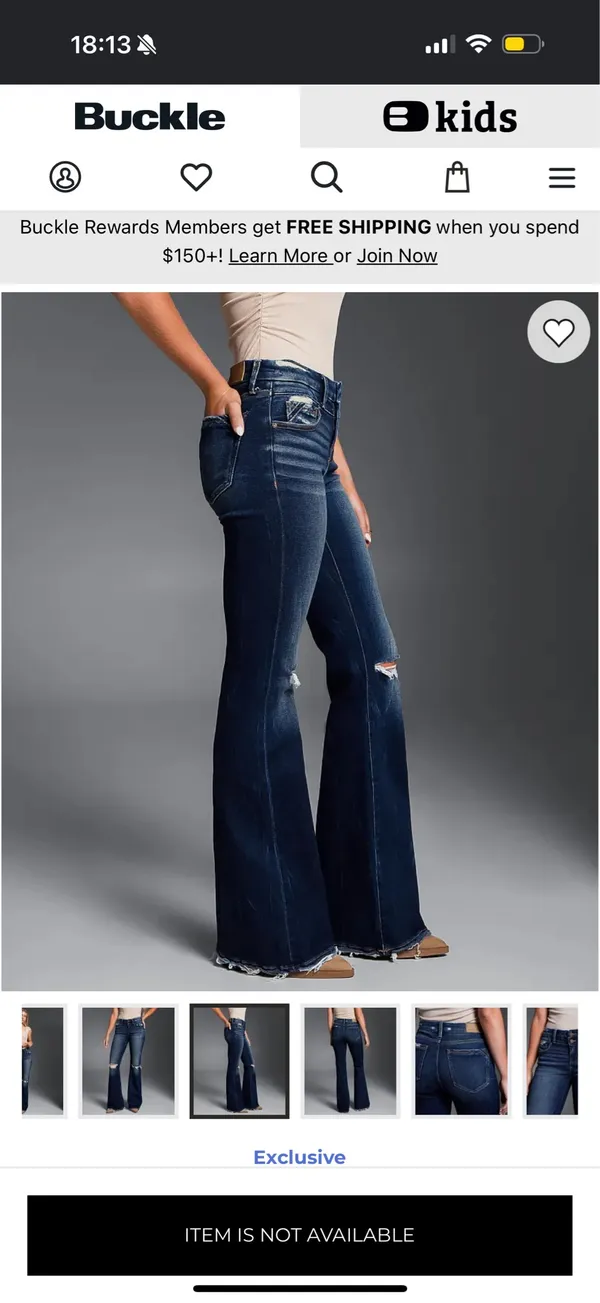 Buckle Black Fit No. 53 Flare Jeans 27x32 - Image 10