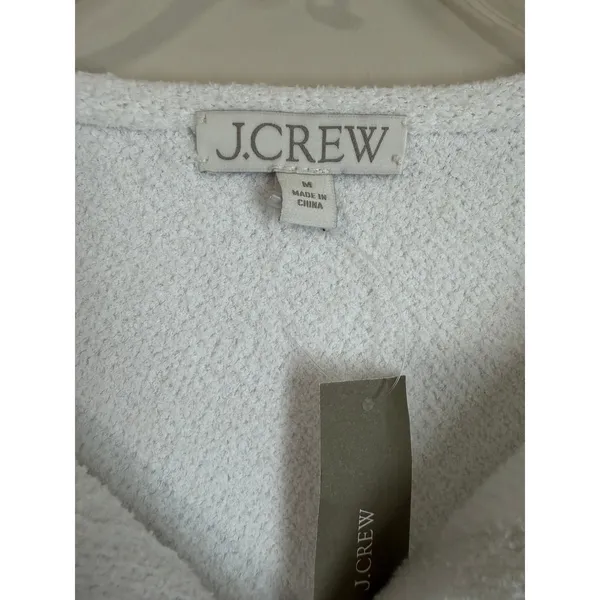 NWT J.Crew Odette Lady Jacket Cardigan Womens M White Gold Button Boucle - Image 13